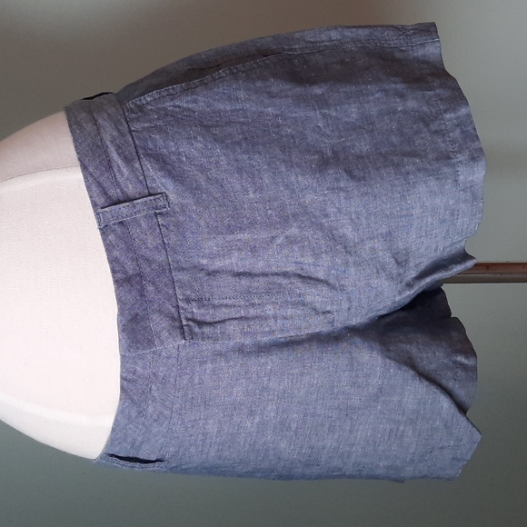Gap blue linen shorts - Picture 1 of 4